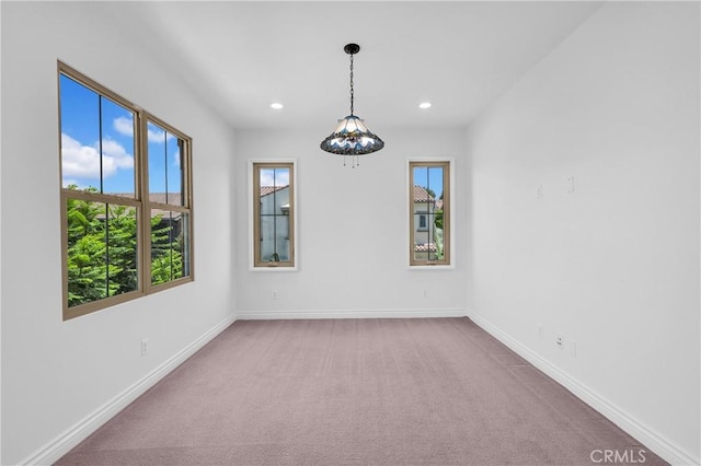 65 Rexford, Irvine, CA 92620 - carpeted empty room with baseboards and recessed lighting