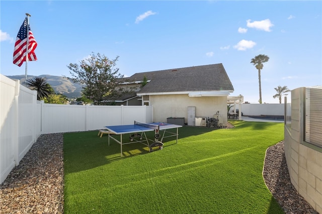 747 Highland View Dr, Corona, CA 92882 - fenced backyard featuring a trampoline