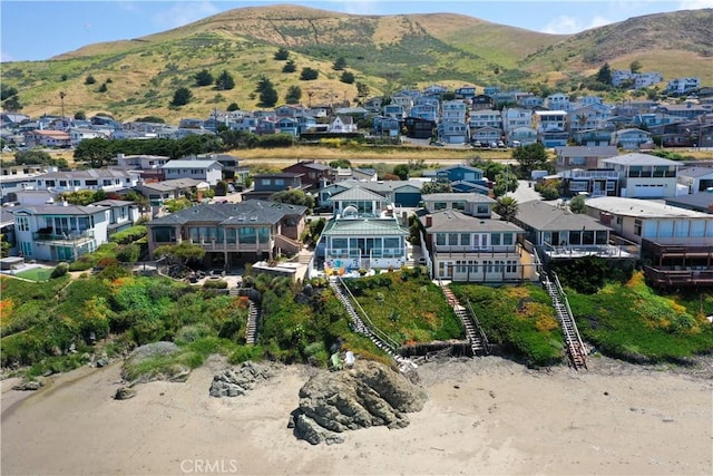 3436 Studio Dr, Cayucos, CA 93430 - aerial view of residential area with a mountain backdrop