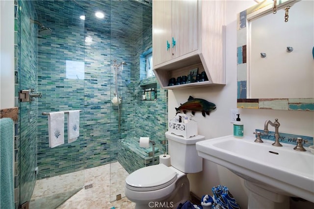 3436 Studio Dr, Cayucos, CA 93430 - bathroom with a sink and a stall shower