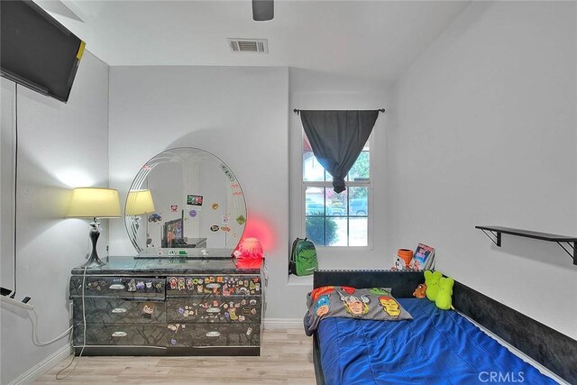 1503 Lynwood Way, Highland, CA 92346 - bedroom featuring wood finished floors and ceiling fan