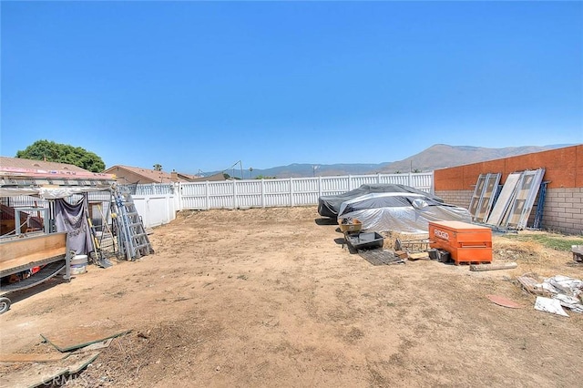 1503 Lynwood Way, Highland, CA 92346 - fenced backyard with a mountain view