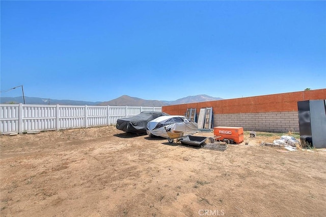 1503 Lynwood Way, Highland, CA 92346 - fenced backyard with a mountain view