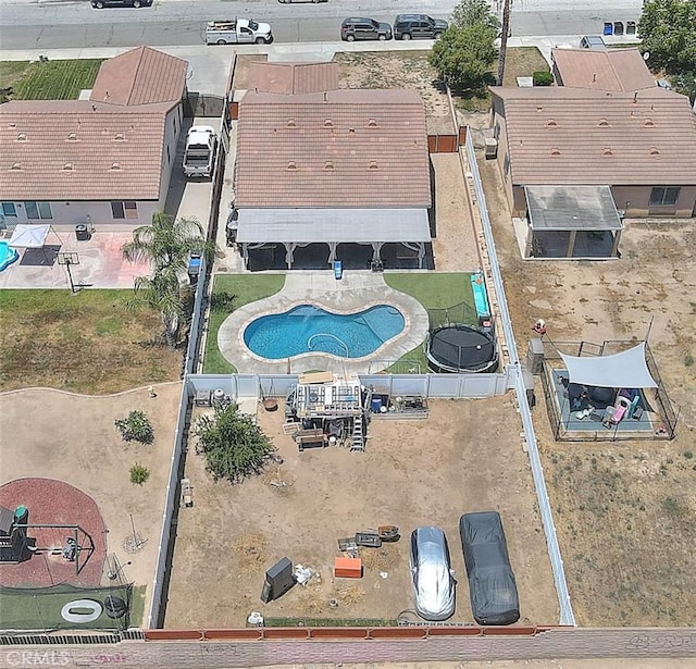 1503 Lynwood Way, Highland, CA 92346 - drone / aerial view of a pool area