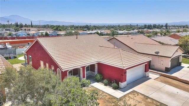 1503 Lynwood Way, Highland, CA 92346 - aerial perspective of suburban area featuring a mountain backdrop