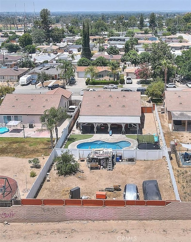 1503 Lynwood Way, Highland, CA 92346 - bird's eye view of a pool