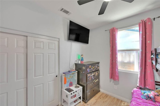 1503 Lynwood Way, Highland, CA 92346 - game room with wood finished floors and a ceiling fan
