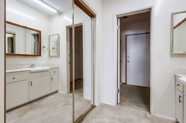 27909 Alaflora Dr, Rancho Palos Verdes, CA 90275 - full bathroom featuring vanity and a textured ceiling