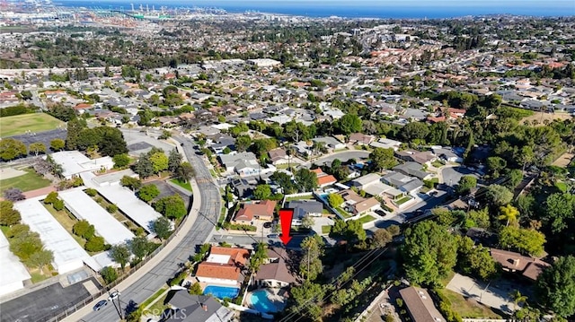 27909 Alaflora Dr, Rancho Palos Verdes, CA 90275 - aerial view of property's location with nearby suburban area