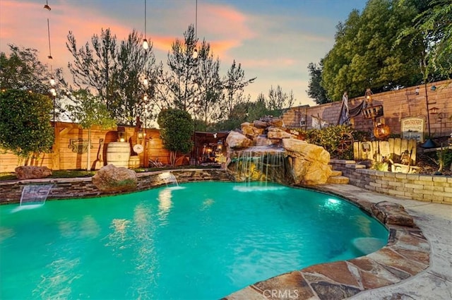 22517 Skipping Stone Dr, Saugus, CA 91350 - view of pool