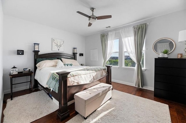 22517 Skipping Stone Dr, Saugus, CA 91350 - bedroom featuring wood finished floors and a ceiling fan