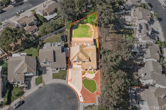 11361 Foxglove Ln, Corona, CA 92878 - aerial perspective of suburban area with property boundaries highlighted