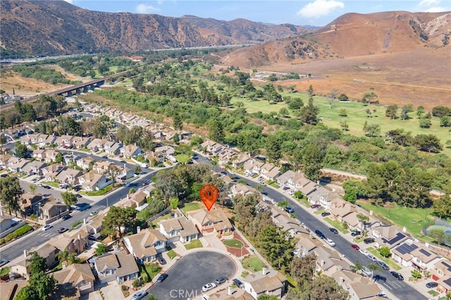 11361 Foxglove Ln, Corona, CA 92878 - aerial view of property's location with mountains and nearby suburban area