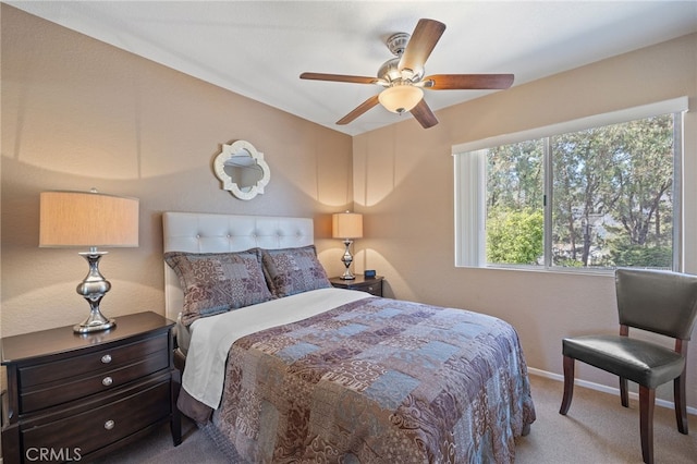 11361 Foxglove Ln, Corona, CA 92878 - carpeted bedroom featuring baseboards and a ceiling fan