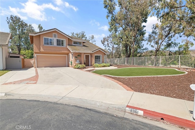 11361 Foxglove Ln, Corona, CA 92878 - traditional-style home with stucco siding, an attached garage, and concrete driveway