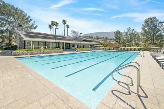 11361 Foxglove Ln, Corona, CA 92878 - community pool with a mountain view