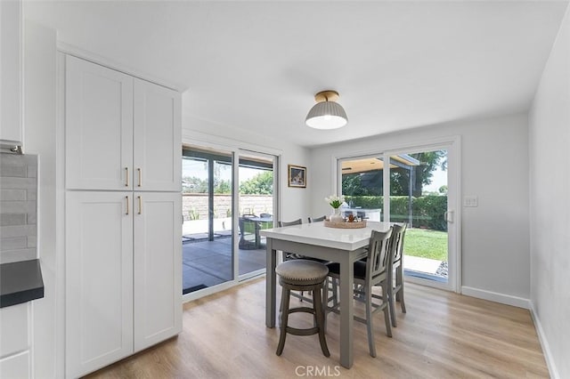 927 E Fairway Dr, Orange, CA 92866 - dining space featuring light wood finished floors