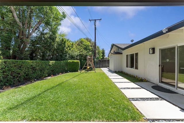 927 E Fairway Dr, Orange, CA 92866 - fenced backyard with a playground