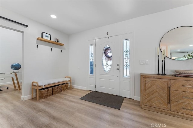 927 E Fairway Dr, Orange, CA 92866 - entrance foyer with light wood finished floors and recessed lighting
