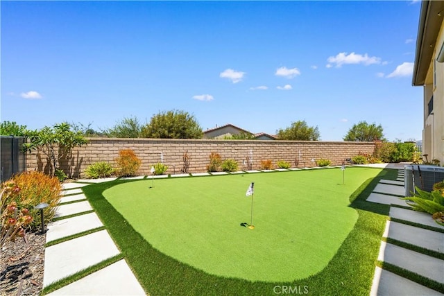 16389 Viewcrest Rd, Chino Hills, CA 91709 - fenced backyard with a putting green