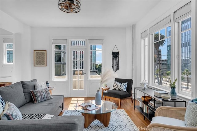 360 W Ocean Blvd Unit 402, Long Beach, CA 90802 - living room with wood finished floors