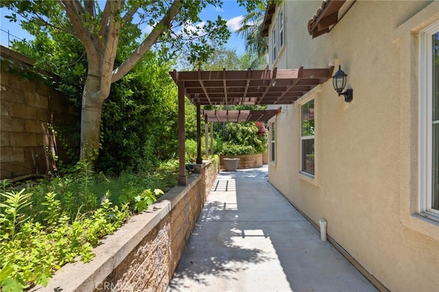 5231 Flora Ct, Rancho Cucamonga, CA 91739 - view of patio / terrace with a pergola