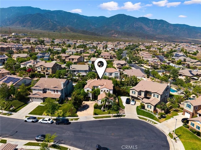 5231 Flora Ct, Rancho Cucamonga, CA 91739 - aerial perspective of suburban area with a mountain backdrop