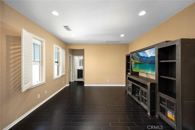 5231 Flora Ct, Rancho Cucamonga, CA 91739 - unfurnished living room with wood finished floors and recessed lighting