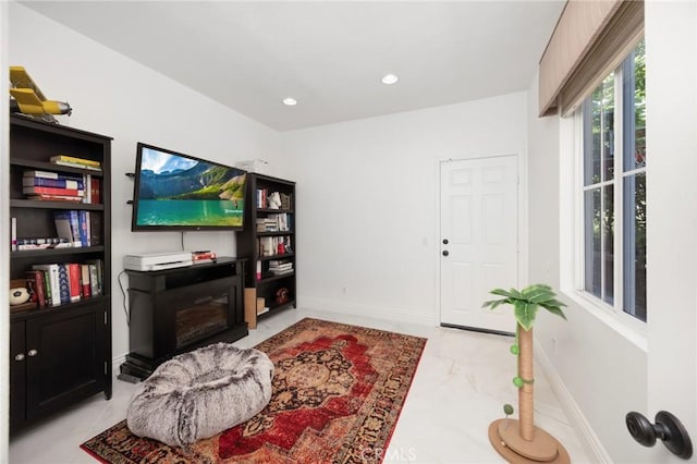 5231 Flora Ct, Rancho Cucamonga, CA 91739 - office featuring baseboards and recessed lighting