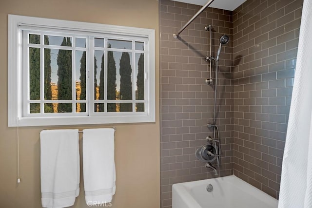 24630 Kittridge St, West Hills, CA 91307 - bathroom featuring shower / bath combo with shower curtain