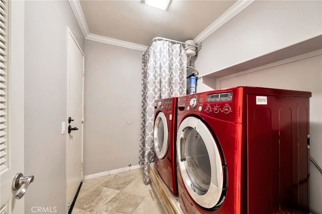 5 Chandon, Laguna Niguel, CA 92677 - laundry area featuring ornamental molding and independent washer and dryer