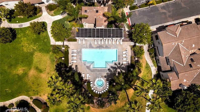 5 Chandon, Laguna Niguel, CA 92677 - aerial overview of property's location with a pool