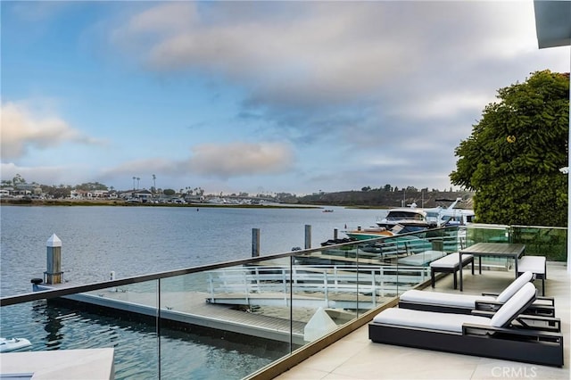 323 Morning Star Ln, Newport Beach, CA 92660 - dock featuring a water view