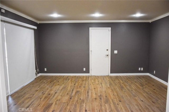 6584 E Paseo Diego, Anaheim, CA 92807 - spare room featuring wood finished floors and recessed lighting
