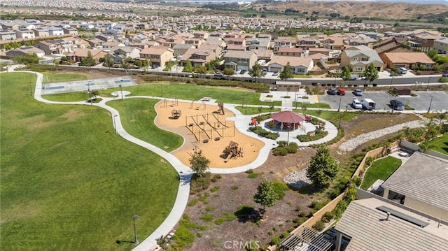 11462 Jacobsen Rd, Beaumont, CA 92223 - aerial view of property and surrounding area featuring nearby suburban area and a mountain backdrop