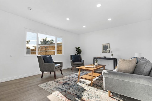 18675 Renault St, La Puente, CA 91744 - living room featuring recessed lighting and wood finished floors