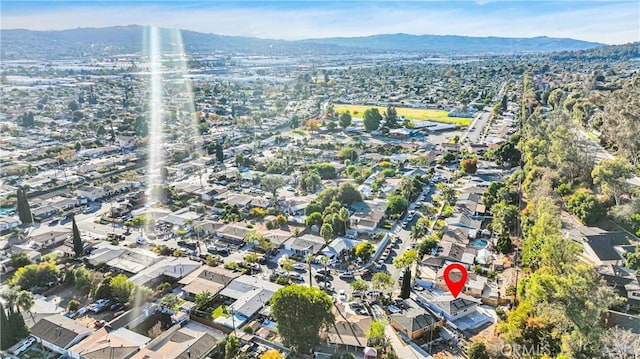18675 Renault St, La Puente, CA 91744 - view of property location with a mountain backdrop and nearby suburban area