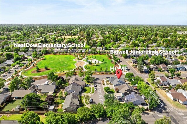 1 Alden Ct, Chico, CA 95973 - aerial perspective of suburban area
