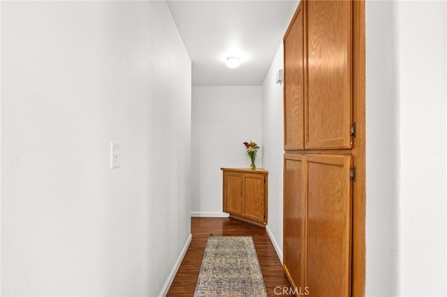 1 Alden Ct, Chico, CA 95973 - corridor with dark wood finished floors and baseboards