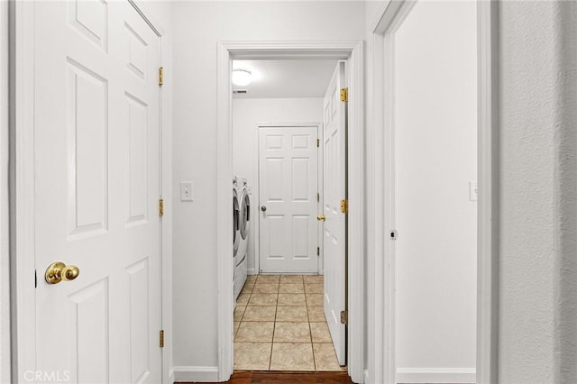 1 Alden Ct, Chico, CA 95973 - corridor with baseboards and washer / clothes dryer