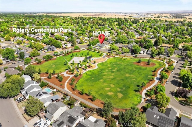1 Alden Ct, Chico, CA 95973 - aerial view of property and surrounding area featuring nearby suburban area