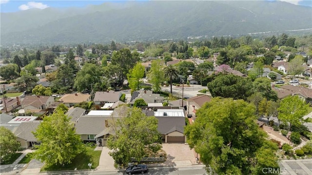 3348 Burritt Way, La Crescenta, CA 91214 - aerial perspective of suburban area with a mountain backdrop