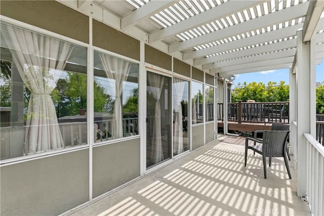 3348 Burritt Way, La Crescenta, CA 91214 - balcony with a pergola