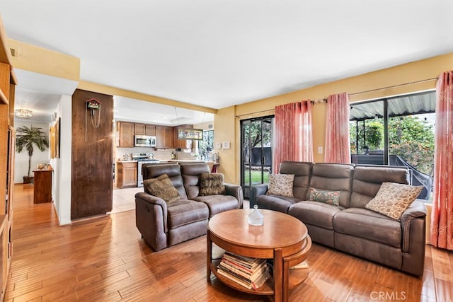 7826 Winnetka Ave, Winnetka, CA 91306 - living area featuring light wood-type flooring