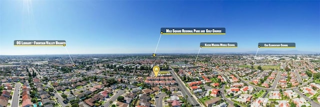 10413 Saint Anna Pl, Fountain Valley, CA 92708 - aerial view of property and surrounding area