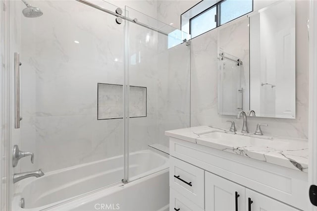 10413 Saint Anna Pl, Fountain Valley, CA 92708 - bathroom featuring shower / bath combination and vanity