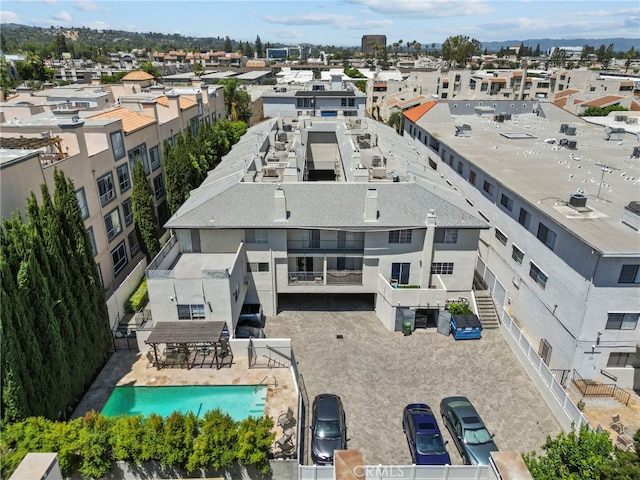 5230 Zelzah Ave Unit 3, Encino, CA 91316 - bird's eye view of a pool