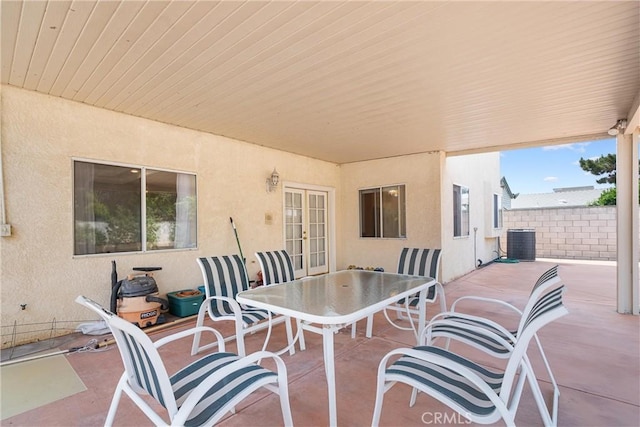 5939 N Vista St, San Gabriel, CA 91775 - view of patio / terrace with french doors