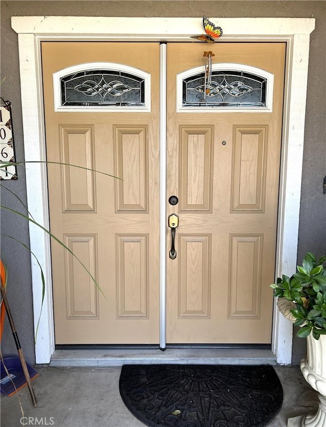 1061 N Perris Blvd, Perris, CA 92571 - view of exterior entry with stucco siding and covered porch