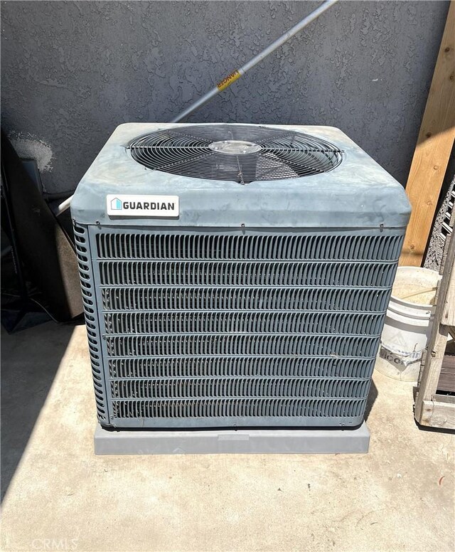 1061 N Perris Blvd, Perris, CA 92571 - exterior view of a central air condition unit and stucco siding